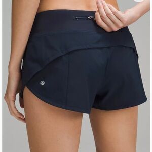 Lululemon Speed Up 2.5 Shorts (Navy Blue)